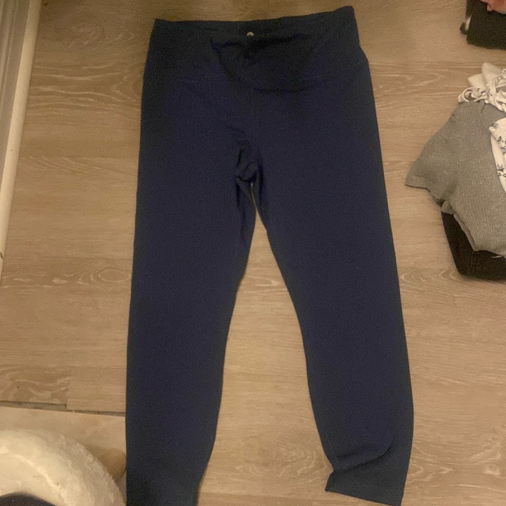 Blue/ charcoal grey leggings by 90.degree